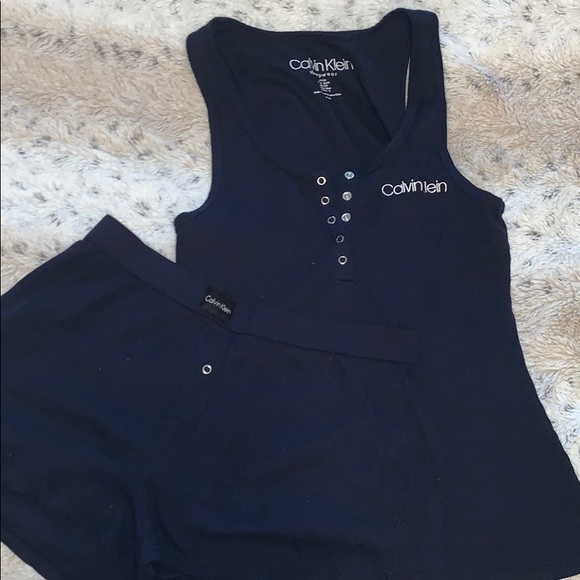 Calvin Klein Other - Calvin Klein Navy Blue Sleep Set